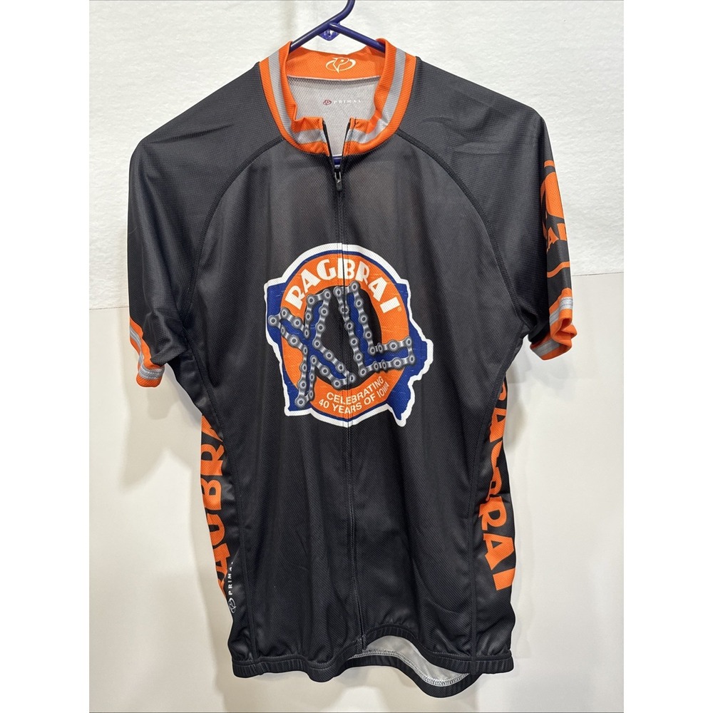 Primal‎ Full Zip Cycling Jersey- Ragbrai XL Celebrating 40 years of Iowa Size L